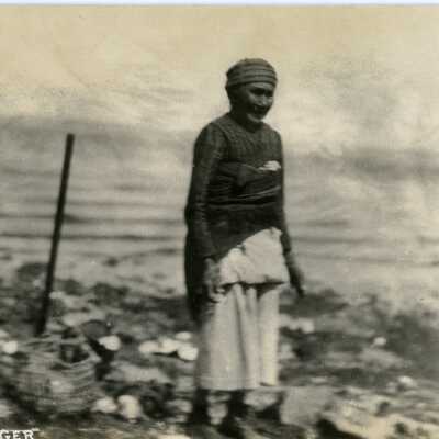 Postcard - The Clam Digger