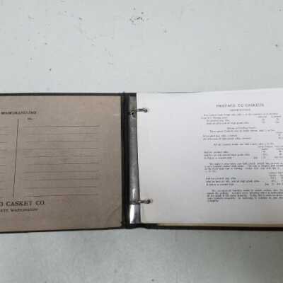 Inside cover of Sound Casket book: Copyright: 7