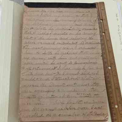 W.H. McCaslin's Civil War Memoirs: Original Record in tablet form
