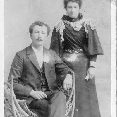 Photograph, Jacob K. and Effie Capaan Acc # 2020.019.002