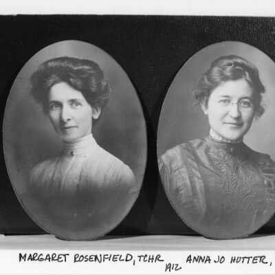 Coupeville HS Teachers 1912, Margaret Rosenfield and Anna Jo Hutter