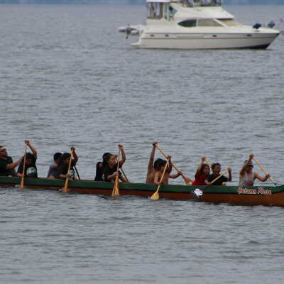 Autumn Rose Canoe - Lummi Nation