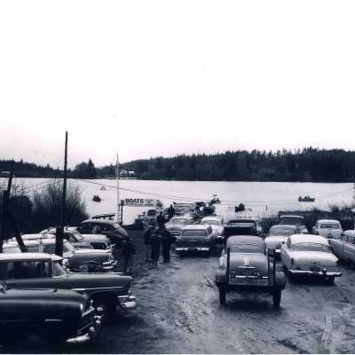 Opening Day of Fishing - Deer Lake Resort, 1957