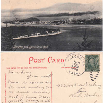 Anacortes from Cypress Island, Wash