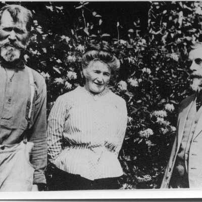 Photograph, E. H. and Elizabeth Sargent with H.B. Lovejoy. Acc. #2019.018.134