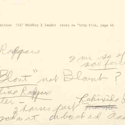 Handwritten Note about "Rodgers"