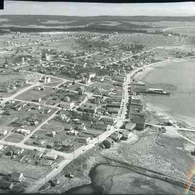 Aerial View of Oak Harbor and Waterfront