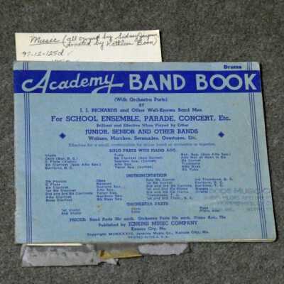 Academy Band Book Drums