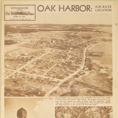 Oak Harbor Air Base Location, The Seattle Sunday Times, April 22, 1951