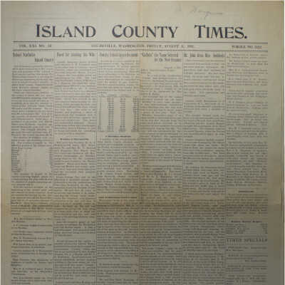 Island County Times- Aug 4, 1911