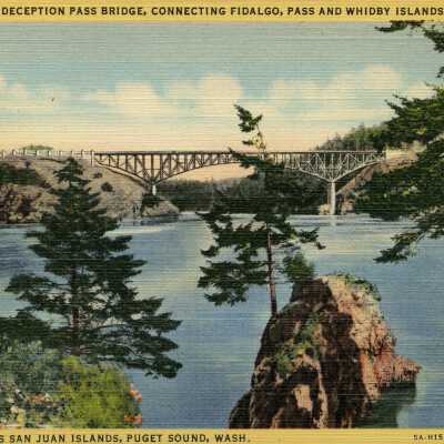 Deception Pass Postcard