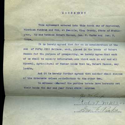 George Coupe Agreement