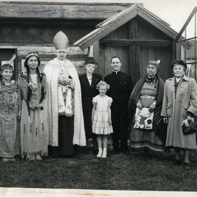 Dedication of Blockhouse, 1930