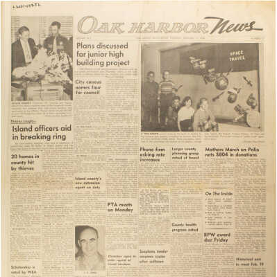 Oak Harbor News Feb 13, 1958.