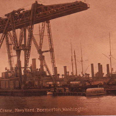 Floating Crane, Navy Yard, Bremerton, Washington