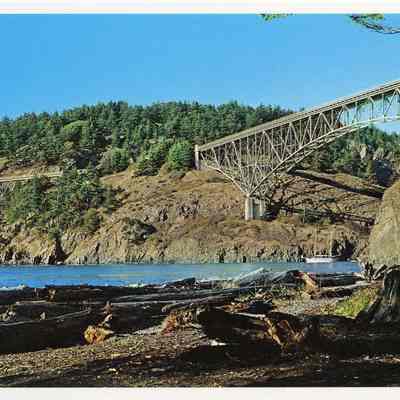 Deception Pass Bridge postcard
