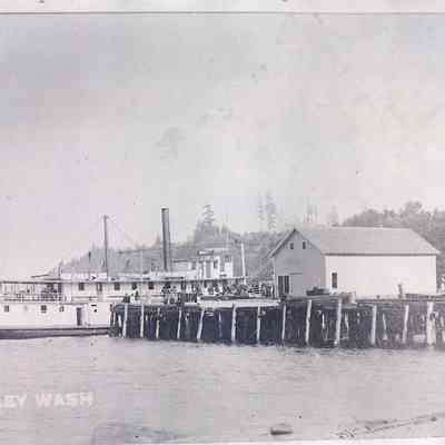 Steamer Fairhaven at Langley Wharf