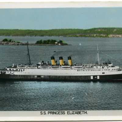 SS Princess Elizabeth postcard