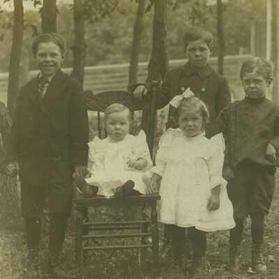 Family Photo Postcard