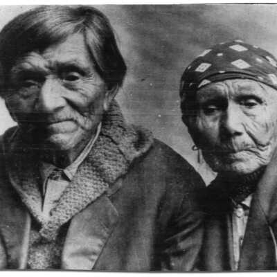 Chief Snakelum and Katie Barlow