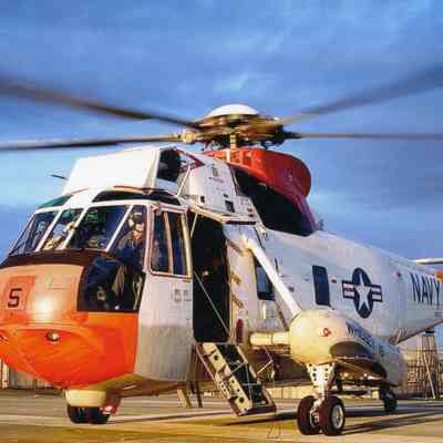 USN UH-3 Sea King Helicopter