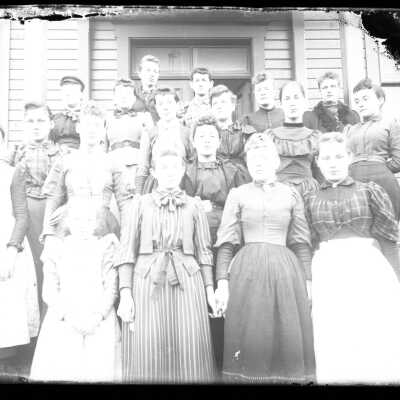 School - Negative, Glass-plate