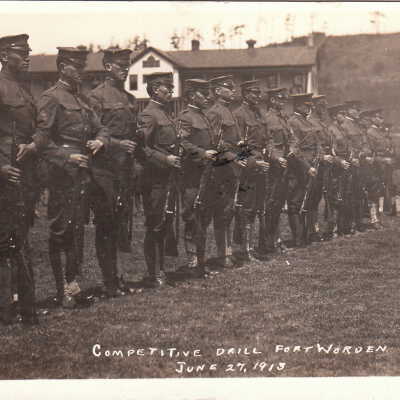 Competitive Drill Fort Worden, June 27 1913