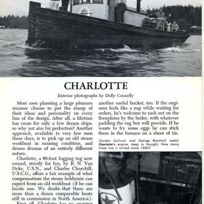 Steamboats and Modern Steam Launches