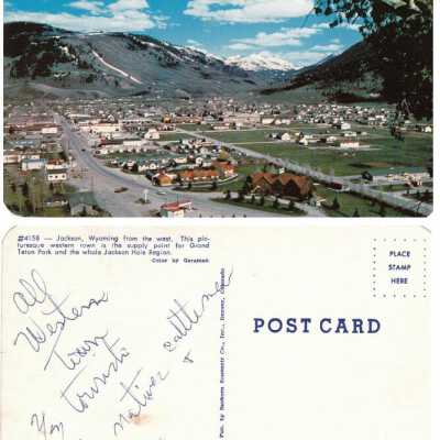 Jackson, Wyoming: Origsize: 3.5x5.5; Origformat: Print-Photographic