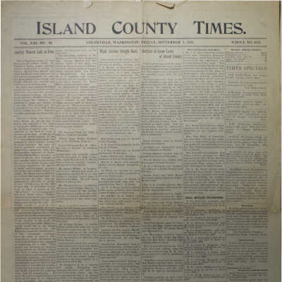 Island County Times September 1, 1911