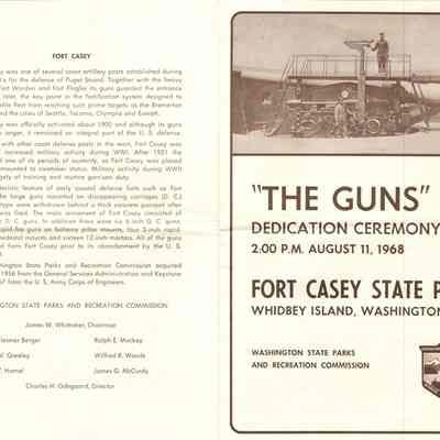 "The Guns" Dedication Ceremony - Fort Casey
