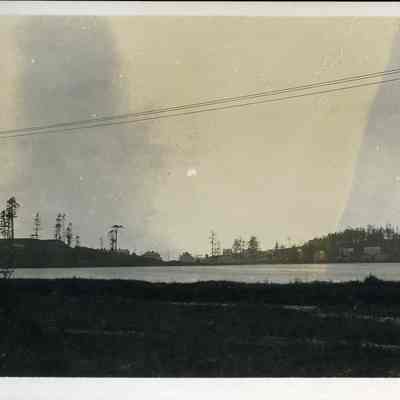 Fort Casey, Across Crockett Lake postcard