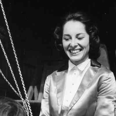 Woman in costume for parade.