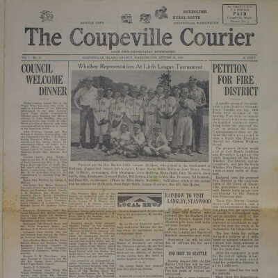 Coupeville Courier, August 21, 1952