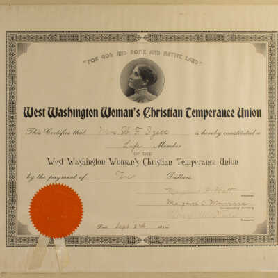 Certificate, Commemorative