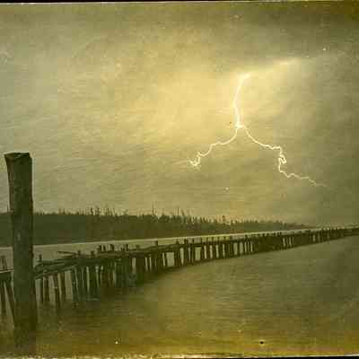 Lightning Over the Byrne Dock