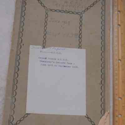 WCTU Treasurer's Report, June 1908 to September 1938