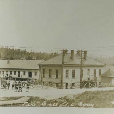 Fort Casey - Fire Call - Postcard, Photographic