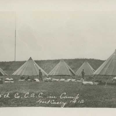 Fort Casey - 85th Co.C.A.C. - 1912 - Postcard, Photographic