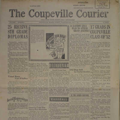 Coupeville Courier, June 5, 1952