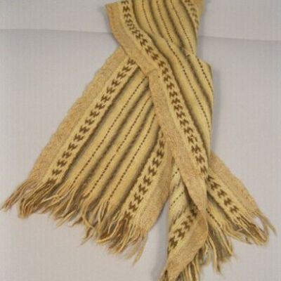 Hand-woven Wool scarf for man, 1900