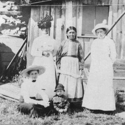 Katie Barlow and women - Photograph