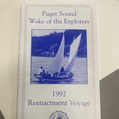 Puget Sound Wake of the Explorers 1992 Reenactment Voyage Brochure