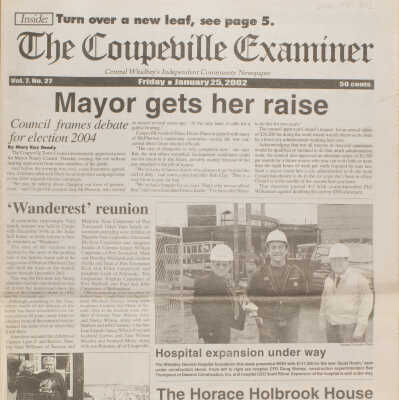 Coupeville Examiner, January 25, 2002