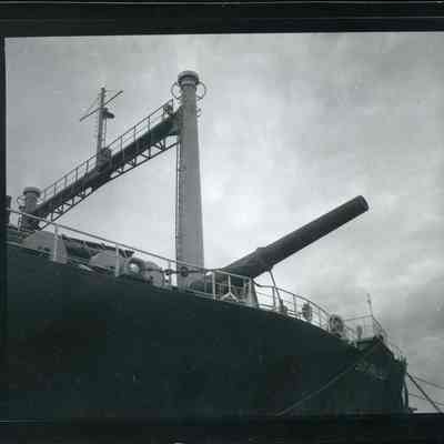 Gun Tube on Container Ship