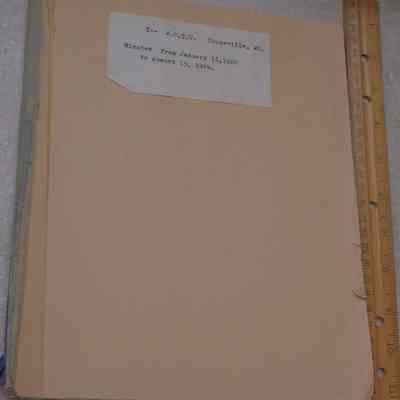 WCTU Minutes, January 16, 1920 to August 15, 1924