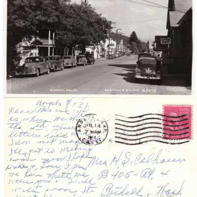 Quincy, California: Origsize: 3.5x5.5; Origformat: Print-Photographic