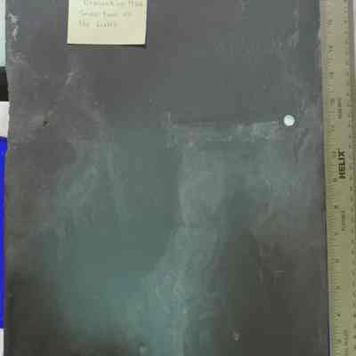 Roof Slate taken off Ft Casey 1930