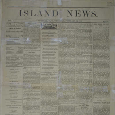 Island News - February 12, 1885