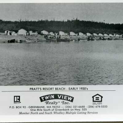Pratt's Resort Beach Early 1930's